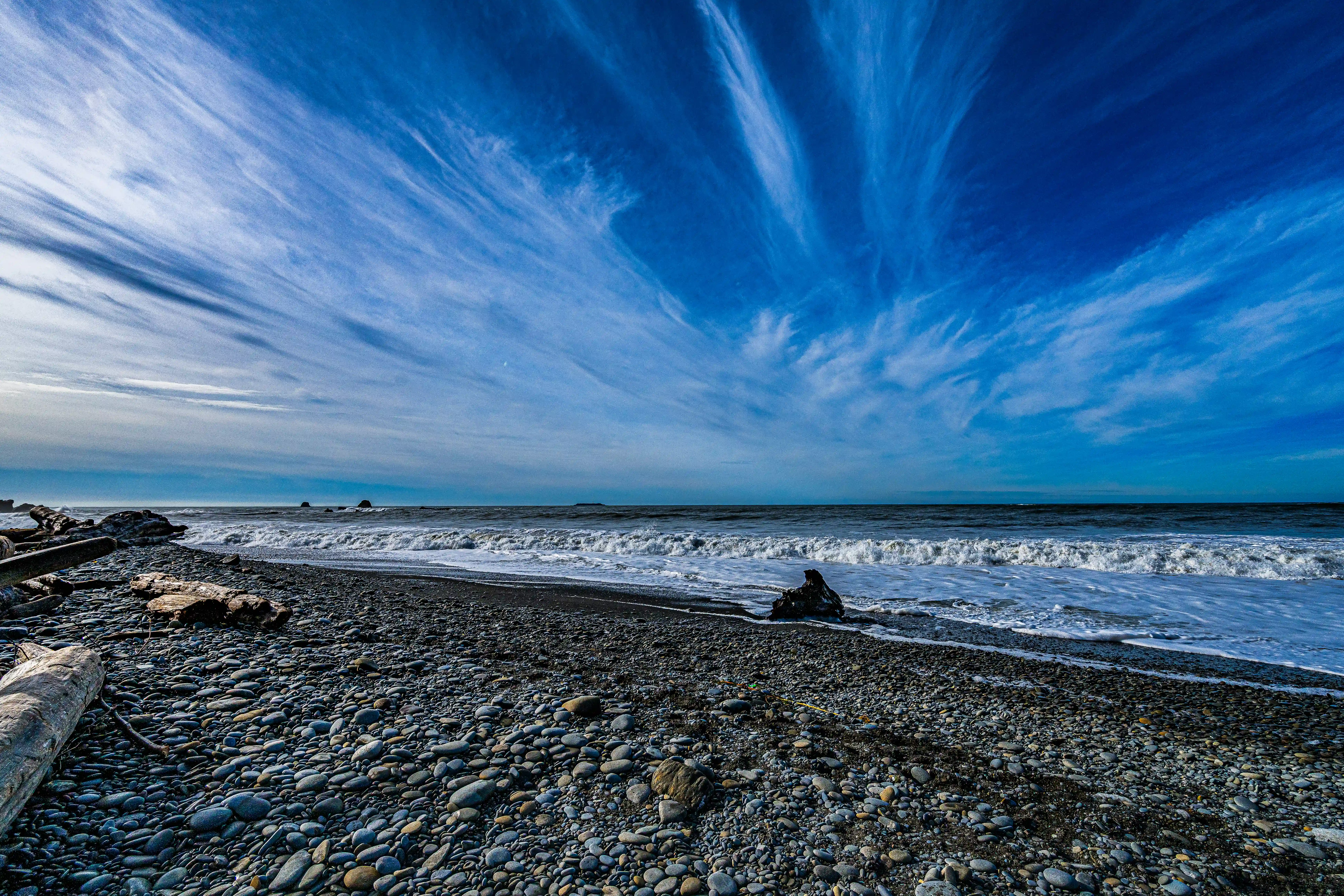 Ruby Beach Blue Sky